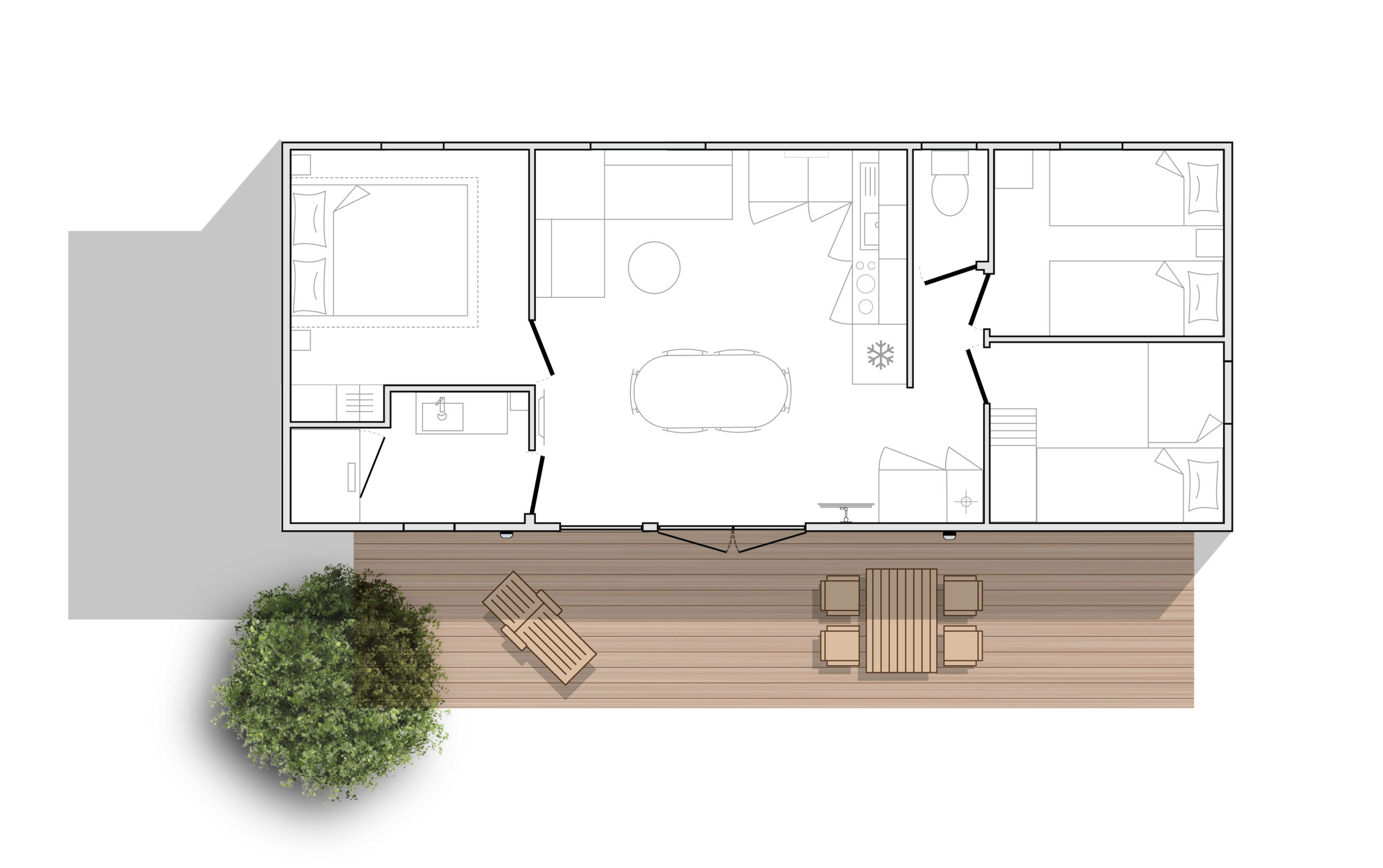 Mobil-home O’Hara modèle 944